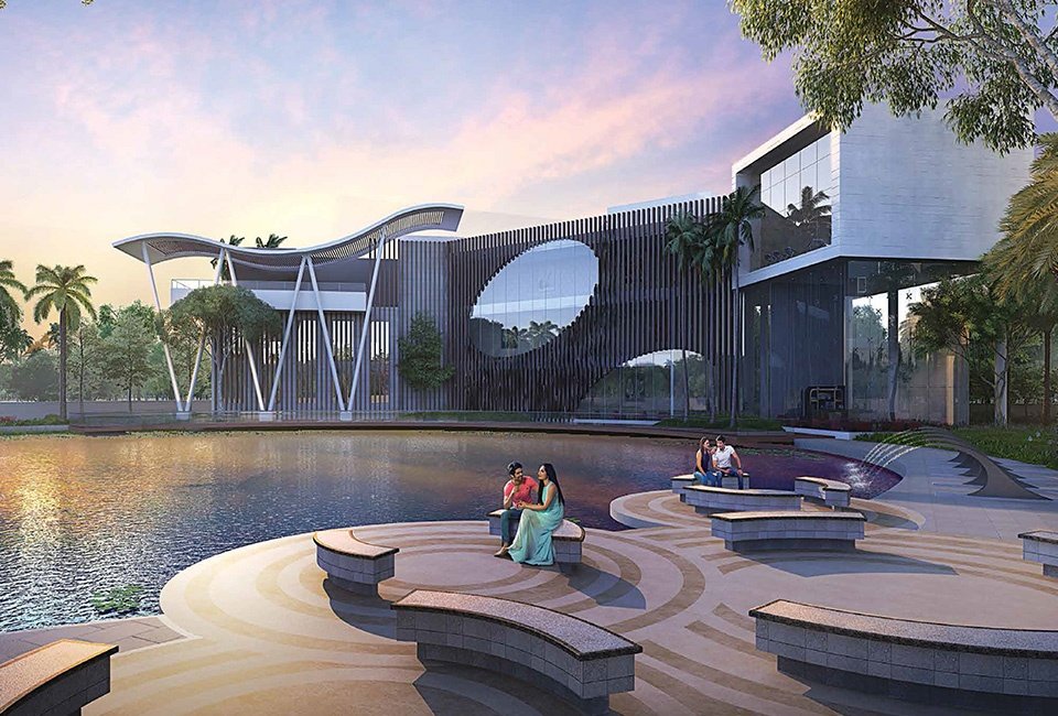 Sitting Area at Siddha Sky